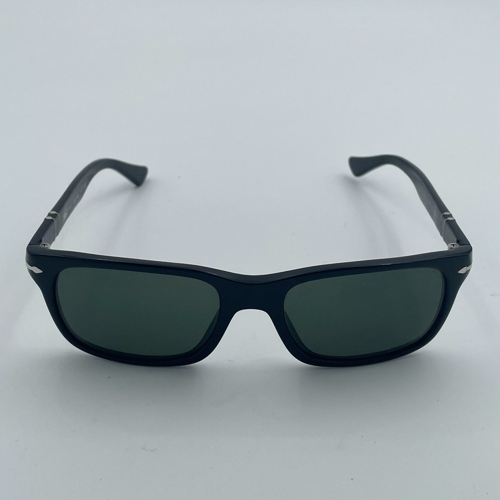 Persol Sunglasses Black Rectangle Polarized Italy